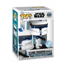 Figurine Funko Pop Star Wars Ahsoka Clone Trooper Phase 1 Edition Limitée Boutique Geneve Suisse