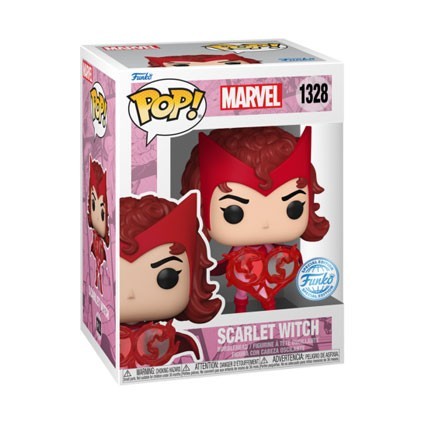 Figur Funko Pop Scarlet Witch with Heart Hex Limited Edition Geneva Store Switzerland