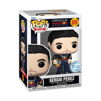 Figurine Funko Pop Sport Racing Sergio Perez avec Casque Edition Limitée Boutique Geneve Suisse