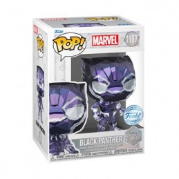 Figur Funko Pop Black Panther 2018 Black Panther Facet Limited Edition Geneva Store Switzerland