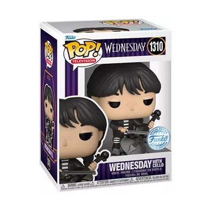 Figur Funko Pop TV Wednesday Addams with Cello Limited Edition Geneva Store Switzerland