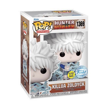 Figurine Funko Pop Phsophorescent Hunter x Hunter Killua Zoldyck Edition Limitée Boutique Geneve Suisse