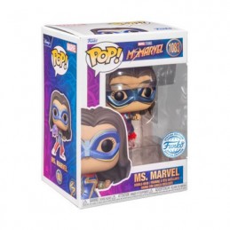 Figur Funko Pop Ms. Marvel 2022 with Light Arm Limited Edition Geneva Store Switzerland