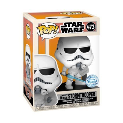 Figur Funko Pop Concept Series Star Wars Stormtrooper Ralph McQuarrie Limited Edition Geneva Store Switzerland