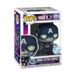 Figurine Funko Pop What If…? Zombie Captain America Edition Limitée Boutique Geneve Suisse