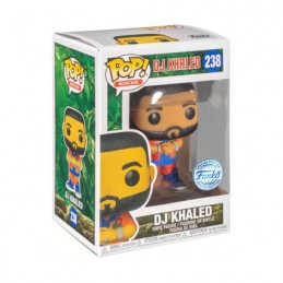 Figurine Funko Pop DJ Khaled with Orange Outfit Edition Limitée Boutique Geneve Suisse