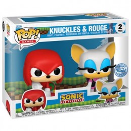 Figurine Funko Pop Sonic the Hedgehog Knuckles et Rouge 2-Pack Edition Limitée Boutique Geneve Suisse
