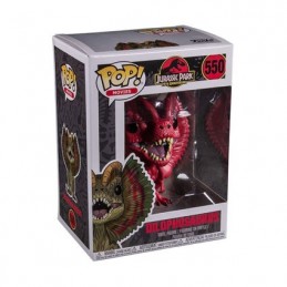 Figur Funko DAMAGED BOX Pop Jurassic Park Dilophosaurus Red Limited Edition Geneva Store Switzerland