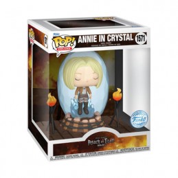 Figurine Funko Pop Deluxe l'Attaque des Titans Annie dans Crystal Edition Limitée Boutique Geneve Suisse