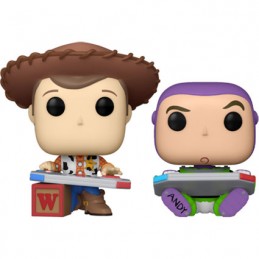 Figur Funko Pop EEC 2024 Toy Story Woody and Buzz Lightyear Gaming 2-Pack Limited Edition Geneva Store Switzerland