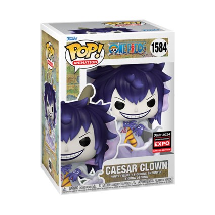 Figur Funko Pop EEC 2024 One Piece Ceasar Clown Limited Edition Geneva Store Switzerland