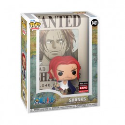 Figur Funko Pop EEC 2024 One Piece Shanks Wanted Poster with Hard Acrylic Protector Limited Edition Geneva Store Switzerland