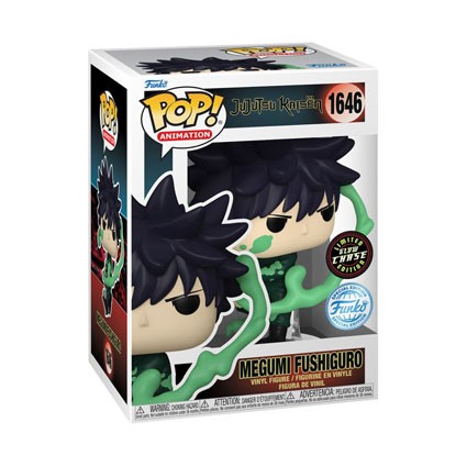 Figur Funko Pop Glow in the Dark Jujutsu Kaisen Megumi Fushiguro Painting Chase Limited Edition Geneva Store Switzerland