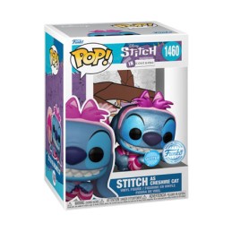 Figur Funko Pop Diamond Glitter Disney Stitch in Cheshire Cat Costume Moonlight Limited Edition Geneva Store Switzerland