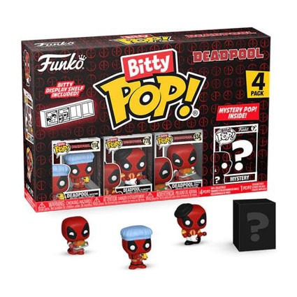 Figuren Funko Pop Bitty Deadpool Bathtime 4-Pack Genf Shop Schweiz Figuren Funko Pop Bitty Deadpool Bathtime 4-Pack Genf Shop Schweiz