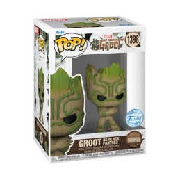 Figur Funko Pop We Are Groot Black Panther Limited Edition Geneva Store Switzerland