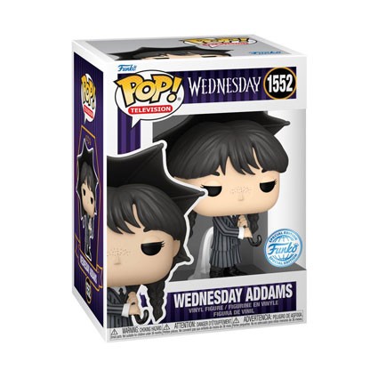 Figurine Funko Pop Mercredi Addams (Wednesday) avec Parapluie Edition Limitée Boutique Geneve Suisse