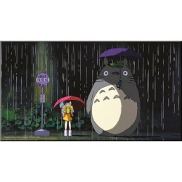 Figur Studio Ghibli Totoro Bus Stop Wood Panel Geneva Store Switzerland