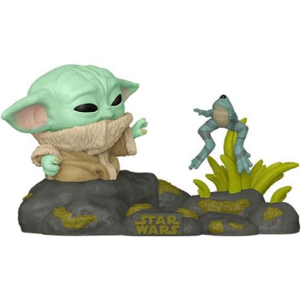 Figurine Funko Pop Deluxe Star Wars Din Grogu avec Grenouille Boutique Geneve Suisse