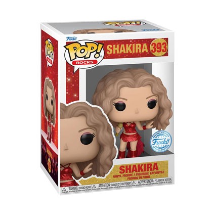 Figurine Funko Pop Métallique Rocks Shakira Super Bowl Edition Limitée Boutique Geneve Suisse