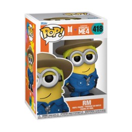 Figur Funko Pop Rocks Minions x BTS RM Geneva Store Switzerland
