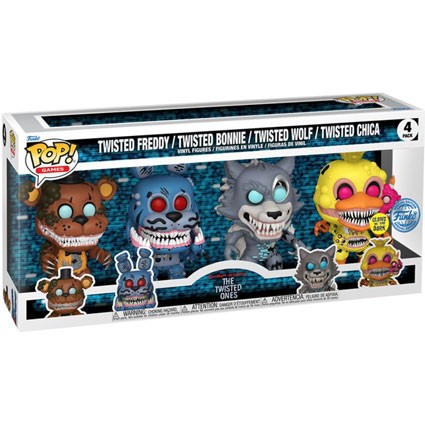 Figuren Funko Pop Phosphoreszierend Five Nights at Freddy's Twisted Ones 4-Pack Limitierte Auflage Genf Shop Schweiz Figuren Funko Pop Phosphoreszierend Five Nights at Freddy's Twisted Ones 4-Pack Limitierte Auflage Genf Shop Schweiz
