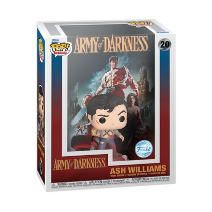 Figurine Funko Pop Rocks Army of Darkness Ash Williams avec Boîte de Protection Acrylique Edition Limitée Boutique Geneve Suisse