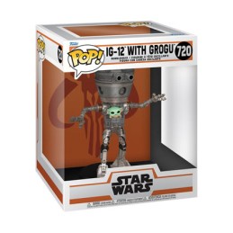 Figur Funko Pop Deluxe Star Wars The Mandalorian IG-12 with Grogu Geneva Store Switzerland