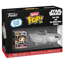 Figuren Funko Pop Bitty Rides Star Wars Han Solo mit Millenium Falcon Genf Shop Schweiz
