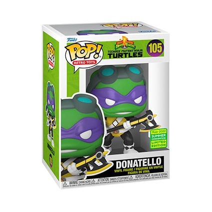 Figur Funko Pop SDCC 2022 Power Rangers x Teenage Mutant Ninja Turtles Donatello as Black Ranger Limited Edition Geneva Store... Figur Funko Pop SDCC 2022 Power Rangers x Teenage Mutant Ninja Turtles Donatello as Black Ranger Limited Edition Geneva Store...