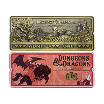 Figurine FaNaTtiK Dungeons et Dragons The Cartoon Réplique 40ème Anniversaire Rollercoaster Ticket Edition Limitée Boutique G... Figurine FaNaTtiK Dungeons et Dragons The Cartoon Réplique 40ème Anniversaire Rollercoaster Ticket Edition Limitée Boutique G...