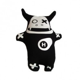 Figur Toy2R Demon Cow Noir Geneva Store Switzerland