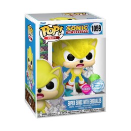 Figuren Funko Pop Beflockt Sonic Super Sonic with Emeralds Limitierte Auflage Genf Shop Schweiz