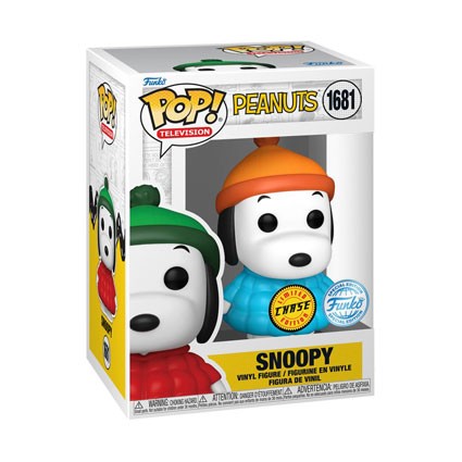 Figurine Funko Pop Peanuts Snoopy en Manteau Chase Edition Limitée Boutique Geneve Suisse