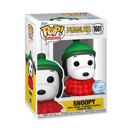 Figurine Funko Pop Peanuts Snoopy en Manteau Edition Limitée Boutique Geneve Suisse