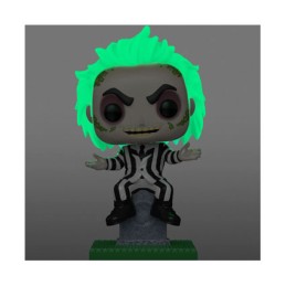 Figurine Funko Pop Phosphorescent Beetlejuice sur Pierre Tombale Edition Limitée Boutique Geneve Suisse