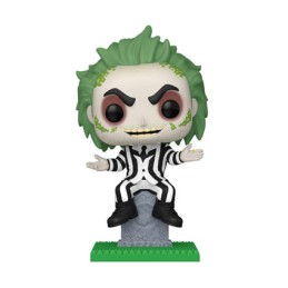 Figurine Funko Pop Phosphorescent Beetlejuice sur Pierre Tombale Edition Limitée Boutique Geneve Suisse