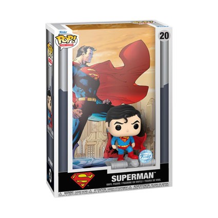 Figur Funko Pop Comic Cover Superman 85th Anniversary with Hard Acrylic Protector Limited Edition Geneva Store Switzerland