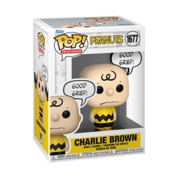 Figurine Funko Pop Peanuts Charlie Brown Good Grief Boutique Geneve Suisse