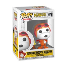 Figurine Funko Pop Peanuts Space Astronaute Snoopy et Woodstock Boutique Geneve Suisse
