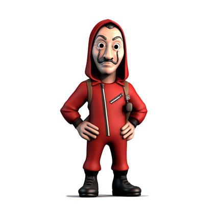 Figur Minix Minix Television La Casa de Papel Berlin with Mask Geneva Store Switzerland Figur Minix Minix Television La Casa de Papel Berlin with Mask Geneva Store Switzerland