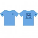 Figur T-Shirt CS Femme : Bleu Turquoise (S/36) CharacterStation Geneva Store Switzerland