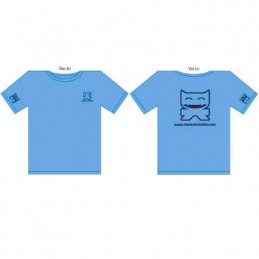 T-Shirt CS Femme : Bleu Turquoise (S/36)