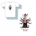 Figuren T-Shirt Blanc Gary Baseman : I Hide In Your Dreams (M) Critter Box Genf Shop Schweiz