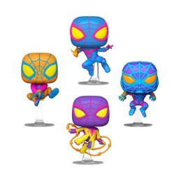 Figuren Funko Pop Blacklight Miles Morales 4-Pack Limitierte Auflage Genf Shop Schweiz