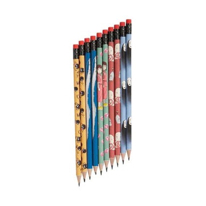 Figur Chronicle Books Spirited Away 10-piece Pencils Set Geneva Store Switzerland