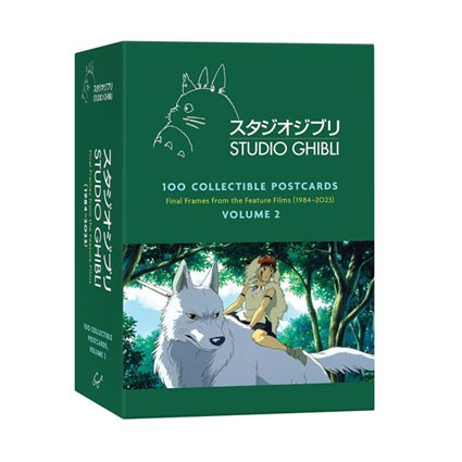 Figurine Chronicle Books Studio Ghibli Boîte à Cartes Postales 100 Collectible Postcards Series 2 Boutique Geneve Suisse