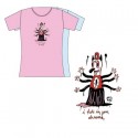 Figurine T-Shirt Rose Femme Gary Baseman : I Hide In Your Dreams Critter Box Boutique Geneve Suisse