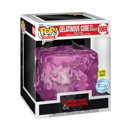 Figur Funko Pop Glow in the Dark Deluxe Dungeons and Dragons Gelatinous Cube with Dracolich Limited Edition Geneva Store Swit...