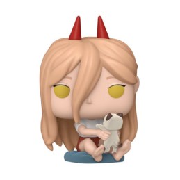 Figur Funko Pop Flocked Chainsaw Man Power with Meowy Chase Limited Edition Geneva Store Switzerland